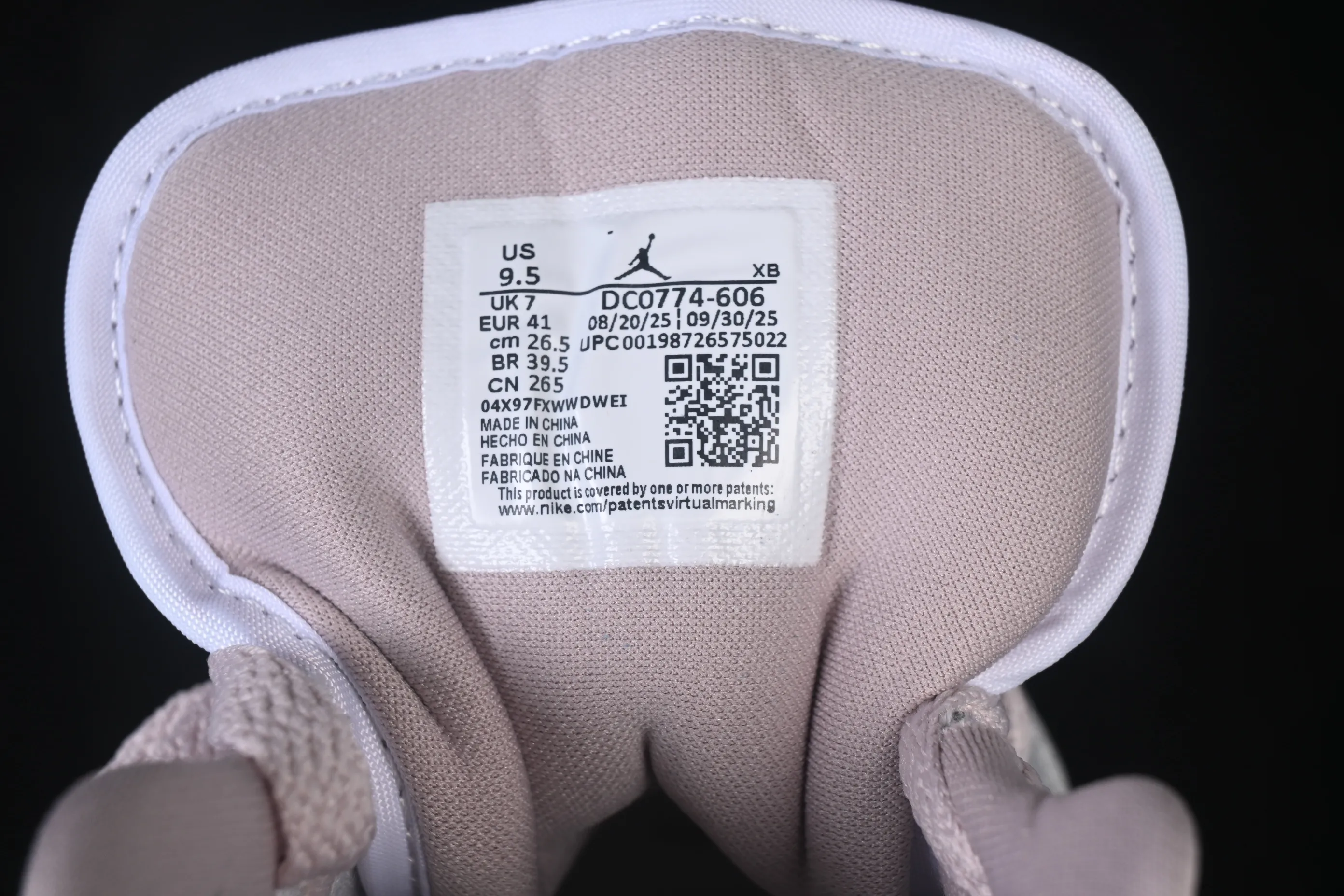 All categories Air Jordan Jordan series basketball shoes Air Jordan 1 Low G version pure original Air Jordan 1 Low AJ1 Joe 1 rice white powder low-top cultural casual sneakers DC0774-606